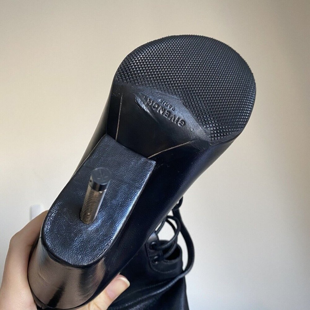 GIVENCHY 6.5 Laced Nunka Thigh High Boots Over The Knee OTK 36.5 $4K - Picture 8 of 9